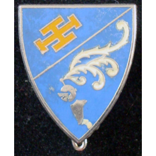 EC 1-7 : insigne métallique de l'escadron de chasse 1 - 7 de Provence de fabrication Delsart A. 1085