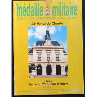 MEDAILLE MILITAIRE n° 490 de Avril 1996 avec un interview du Général Bourgeois sur la bataille de Verdun