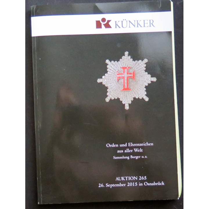0. CATALOGUE KÜNKER du 26 septembre 2015 