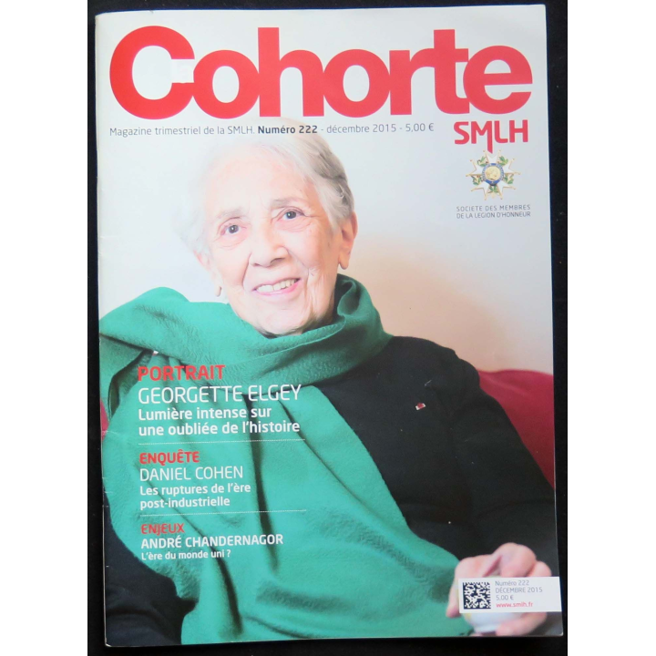 LA COHORTE N°222  décembre 2015 : Sur Georgette Elgey
