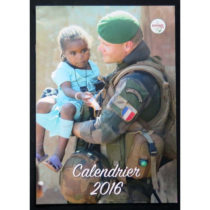 Képi Blanc : calendrier 2016 du Képi Blanc