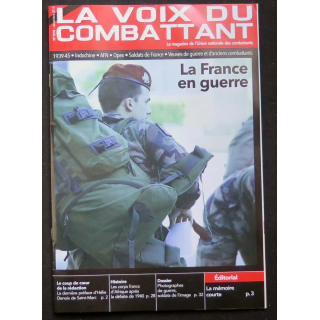 LA VOIX DU COMBATTANT N°1807 août-septembre 2015