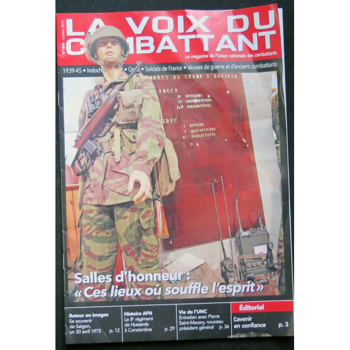 LA VOIX DU COMBATTANT n°1808 octobre 2015