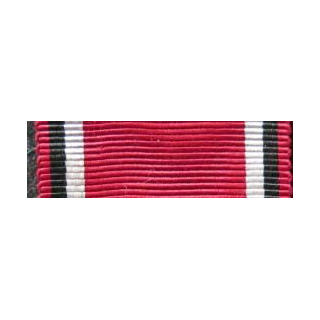 ALLEMAGNE : Ce ruban de la médaille de la Croix rouge a une longueur de 14 cm et une largeur de 2,9  cm