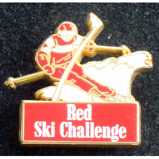 Pin's sportif : pin's Red Ski Challenge