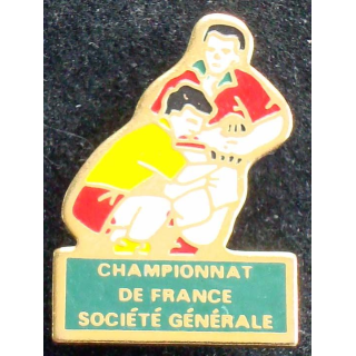 Pin's sportif : pin's Championnat de France Société Générale Rugby