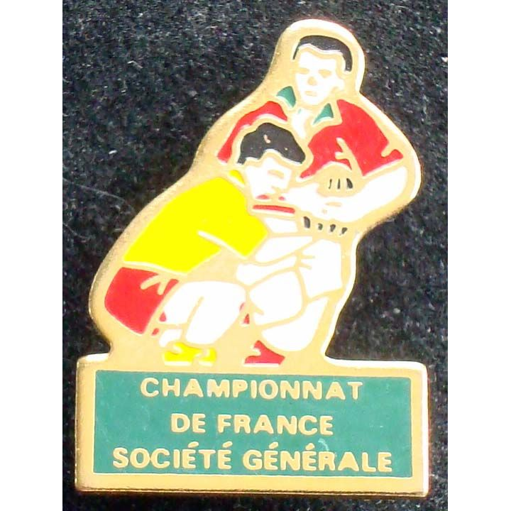 Pin's sportif : pin's Championnat de France Société Générale Rugby