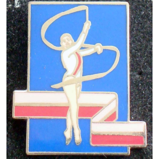 Pin's sportif : pin's de gymnastique rythmique de fabrication CITIME