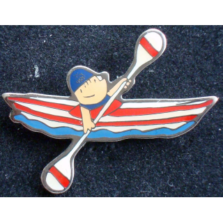Pin's sportif : pin's de Canoë Kayak 1988 de fabrication COOB 92