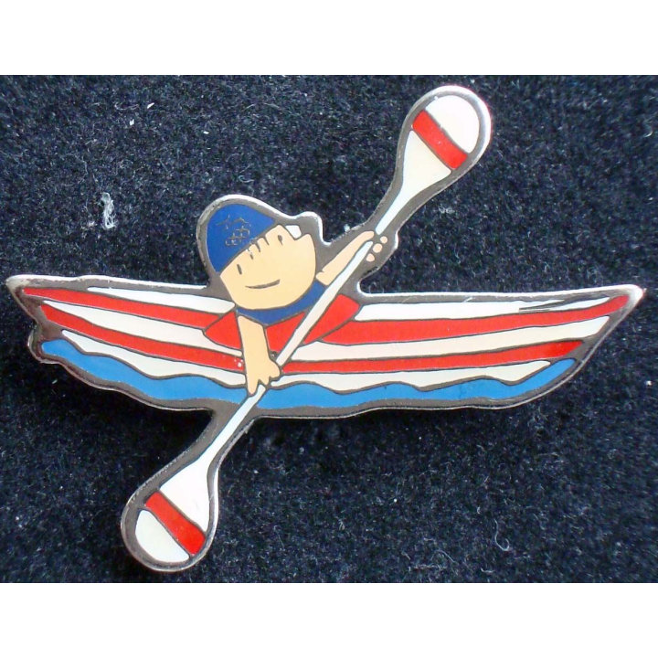 Pin's sportif : pin's de Canoë Kayak 1988 de fabrication COOB 92