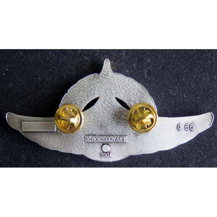 INFANTERIE : insigne métallique de brevet de tireur milan de fabrication Boussemart 2004 G 86