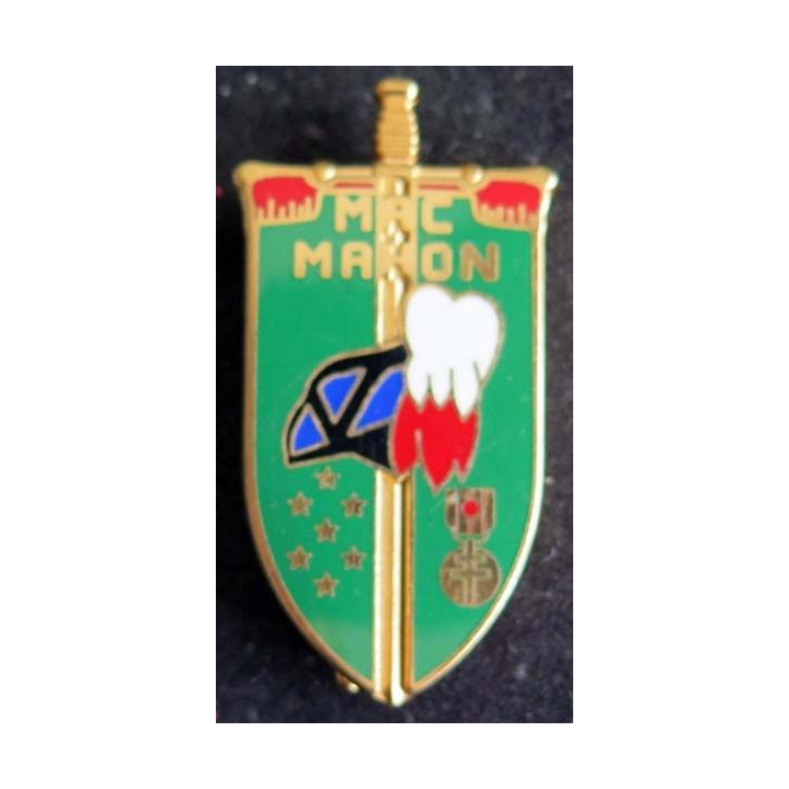 ECOLE : insigne métallique de la Corniche Mac Mahon du lycée militaire d'Autun