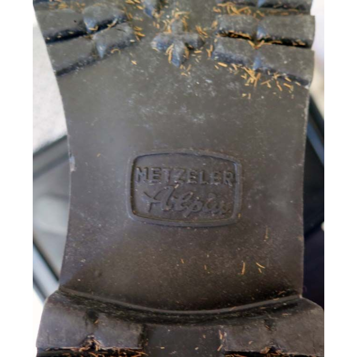 POMPIERS : paire de bottes de pompiers en cuir de taille 42