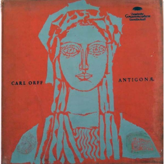 DISQUE 33T : Coffret de 3 disques vinyles 33 tours Carl Orff Antigonae