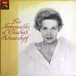 DISQUE 33T : Coffret de 5 disques vinyles 33 tours les introuvables d'Elisabeth Schwarzkopf