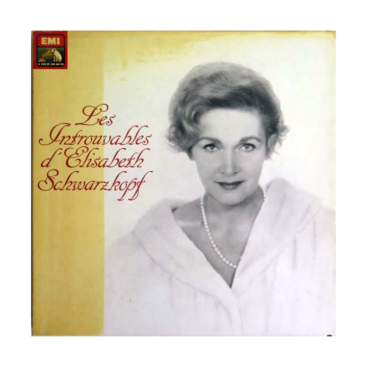 DISQUE 33T : Coffret de 5 disques vinyles 33 tours les introuvables d'Elisabeth Schwarzkopf