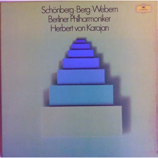 DISQUE 33T : Coffret de 4 disques vinyles 33 tours Schönberg, Berg, Webern
