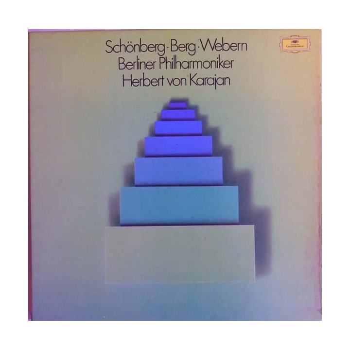 DISQUE 33T : Coffret de 4 disques vinyles 33 tours Schönberg, Berg, Webern