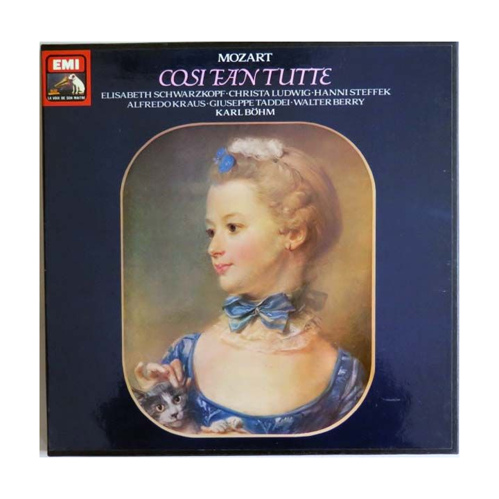 DISQUE 33T : Coffret de 3 disques vinyles 33 tours de Mozart Cosi Fan Tutte Karl Böhm