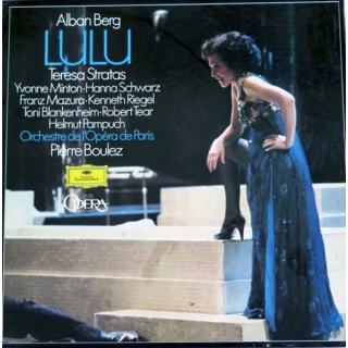 DISQUE 33T : Coffret de 4 disques vinyles 33 tours Lulu de Alban Berg