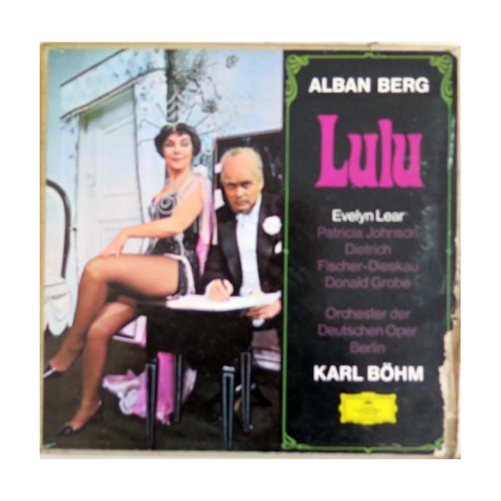DISQUE 33T : Coffret de 3 disques vinyles 33 tours Lulu de Alban Berg avec l'Orchestre de Berlin par Karl Böhm