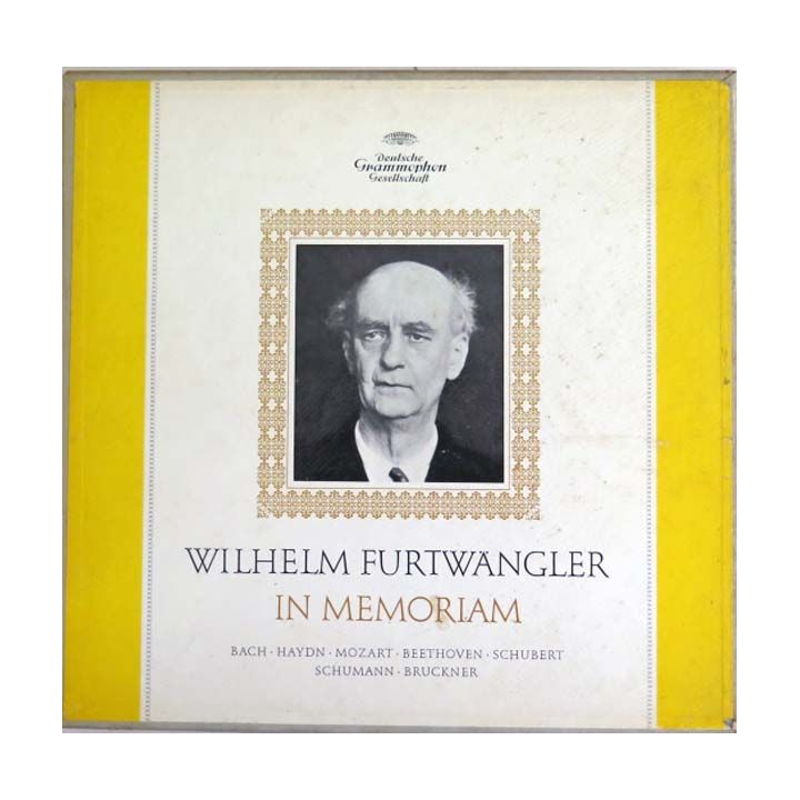 DISQUE 33T : Coffret de 5 disques vinyles 33 tours Wilhelm Furtwangler in memoriam