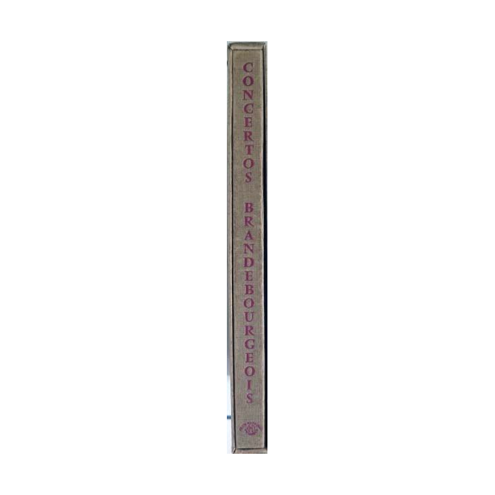DISQUE 33T : Coffret de 3 disques vinyles 33 tours des Concertos Brandebourgeois