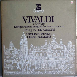 DISQUE 33T : Coffret de 3 disques vinyles 33 tours de Vivaldi