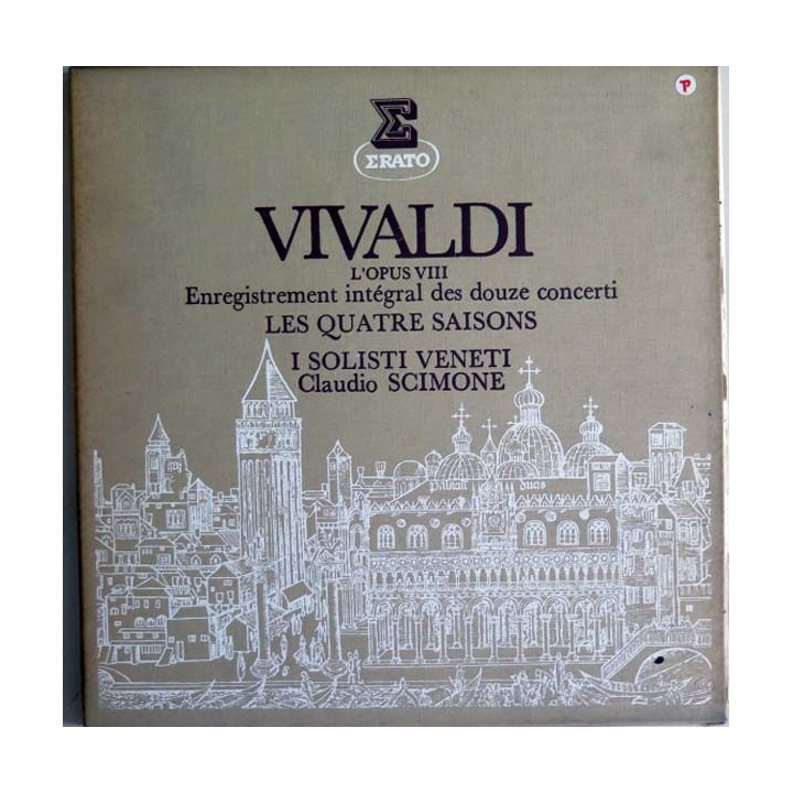 DISQUE 33T : Coffret de 3 disques vinyles 33 tours de Vivaldi