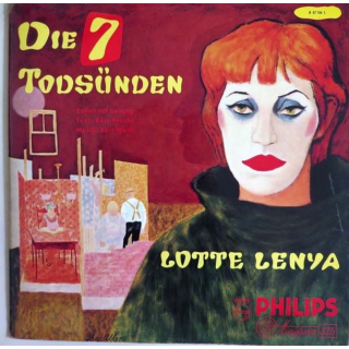 DISQUE 33T : Disque vinyle 33 tours de Die 7 Todsünden de Lotte Lenya 