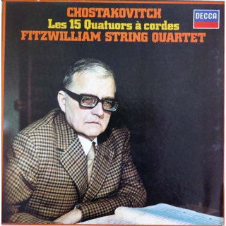 DISQUE 33T : Coffret de 7 disques vinyles 33 tours Les 15 quatuors à cordes de Chostakovitch