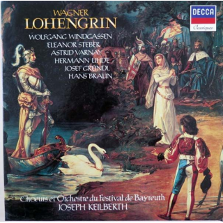 DISQUE 33T : Coffret de 5 disques vinyles 33 tours Lohengrin de Wagner direction Joseph Keilberth