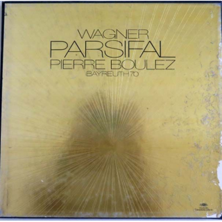 5 disques vinyles 33 tours Parsifal de Wagner par Pierre Boulez Bayreuth 70