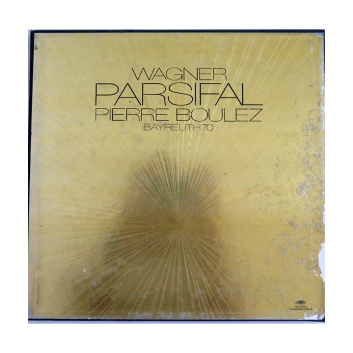 5 disques vinyles 33 tours Parsifal de Wagner par Pierre Boulez Bayreuth 70