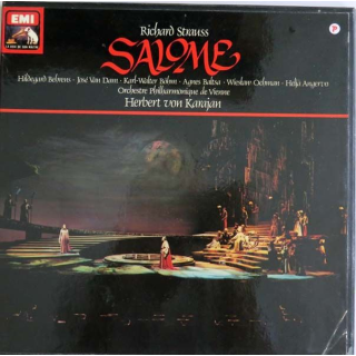 DISQUE 33T : Coffret de 2 disques vinyles 33 tours Salome de Richard Strauss direction Herbert Von Karajan