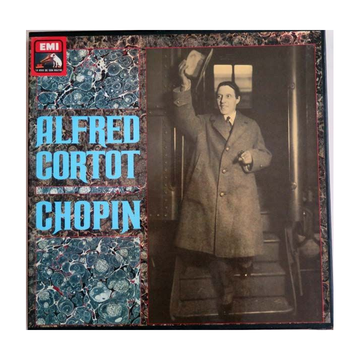 DISQUE 33T : Coffret de 7 disques vinyles 33 tours Chopin par Alfred Cortot