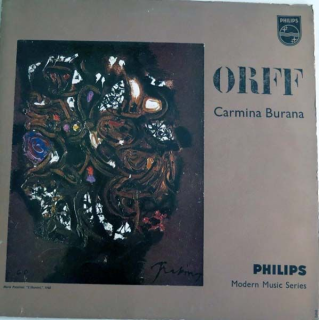 DISQUE 33T : Disque vinyle 33 tours Carmina Burana de Orff enregistrement Philips