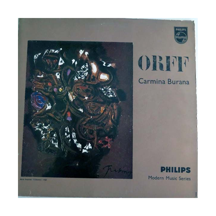 DISQUE 33T : Disque vinyle 33 tours Carmina Burana de Orff enregistrement Philips