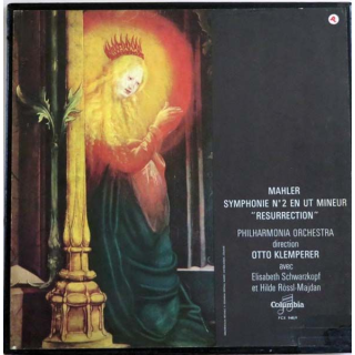 Symphonie n° 2 en Ut mineur "Résurrection" de mahler direction Otto Klemperer édité par Columbia