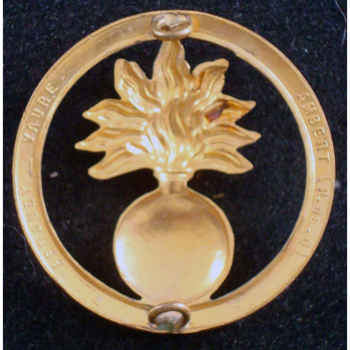 INSIGNE DE BÉRET DES ÉCOLES : insigne de bérêt des écoles de fabrication Béraudy-Vaure