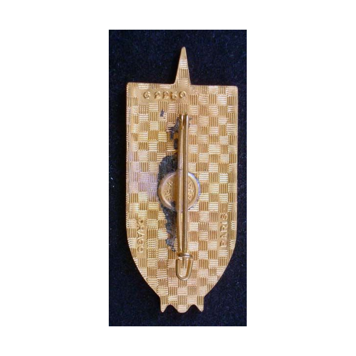 50° RA : insigne métallique du 50° régiment d'artillerie de fabrication Drago G. 2250