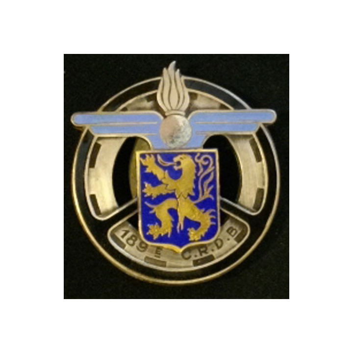 189° CRDB : 189° COMPAGNIE DE RÉPARATION DIVISIONNAIRE BLINDÉE