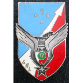 12° GHL : insigne du 12° groupe d'hélicoptères légers de fabrication Drago  G. 2610