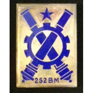 252° BM : 252°bataillon du matériel en émail Drago G. 950