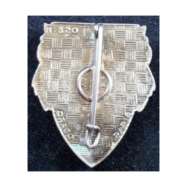 405° RA : insigne métallique du 405° régiment d'artillerie de fabrication Drago H. 320 en émail