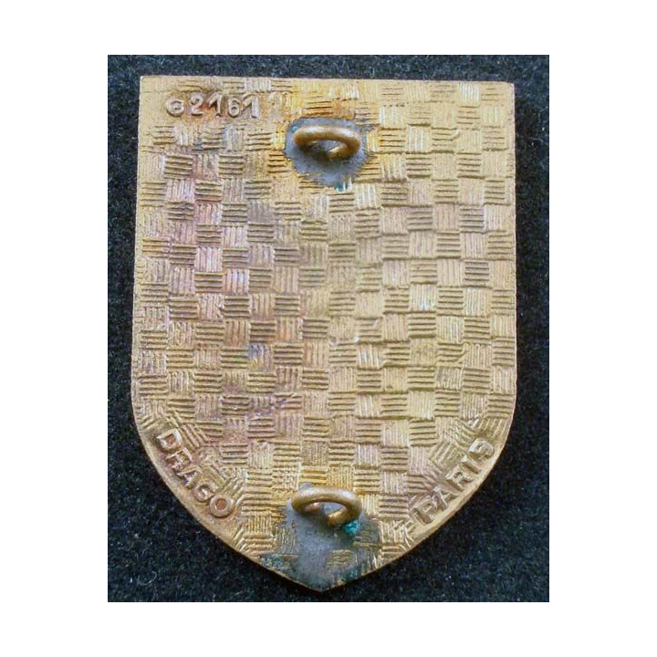 40° RA : insigne métallique du 40° régiment d'artillerie de fabrication Drago G. 2161