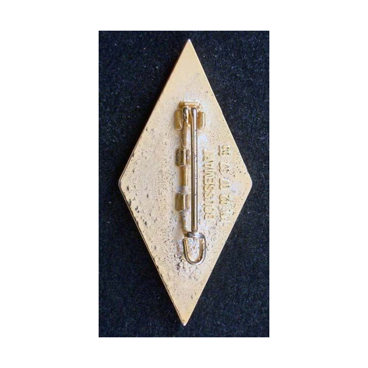 2° RA : insigne métallique du 2° régiment d'artillerie de fabrication Boussemart