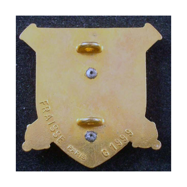 20° RA : insigne métallique du 20° régiment d'artillerie de fabrication Fraisse G. 1999