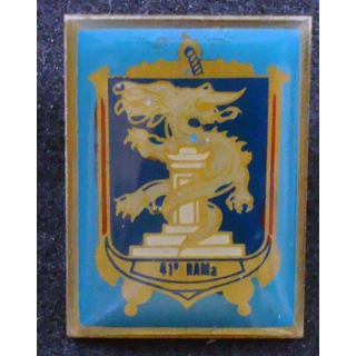 41° RAMA :  pin's métallique du 41° régiment d'artillerie de marine