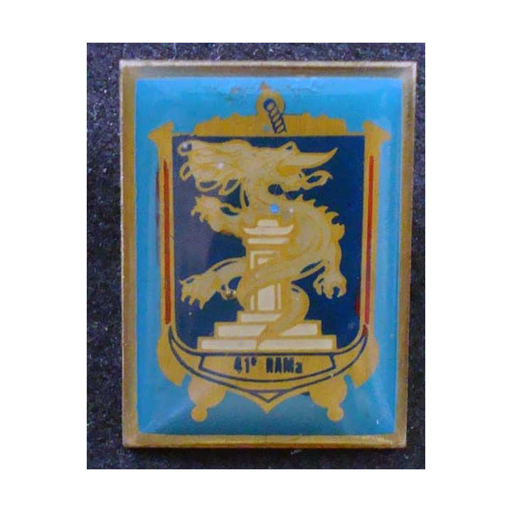 41° RAMA :  pin's métallique du 41° régiment d'artillerie de marine